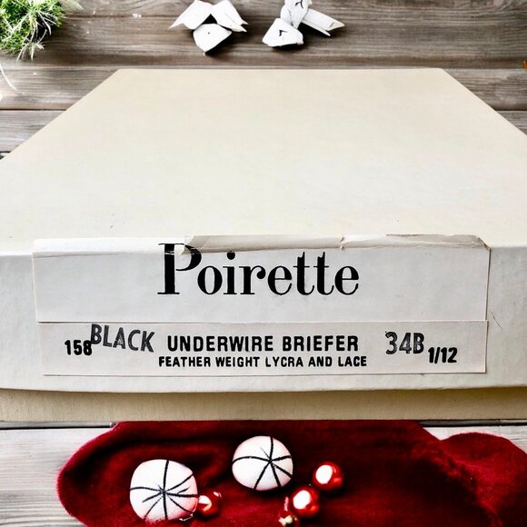 Vintage 60's Piorette Black Teddy Underwire Briefer Womens 34B NEW - Picture 9 of 14